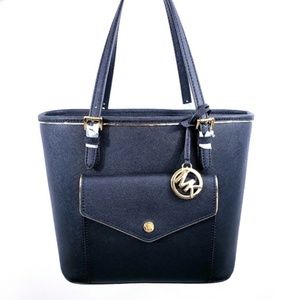 NWT Black Michael Kors Saffiano Leather Tote